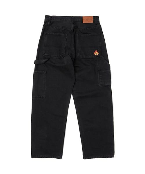 DENIM WORK PANTS (BLACK)