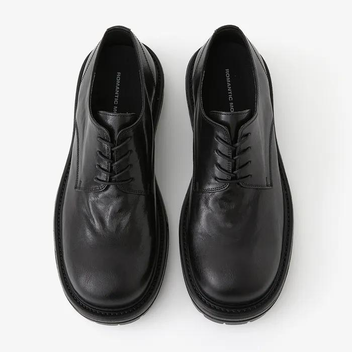 빈티지 캐주얼 키높이 더비 R25M005 (제트블랙)