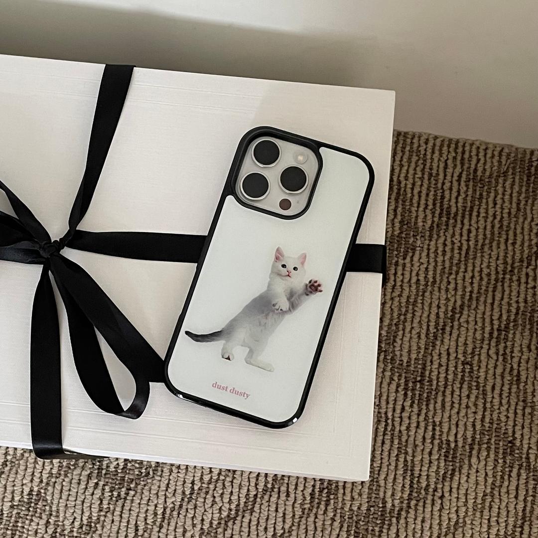 kitten glass bumper case