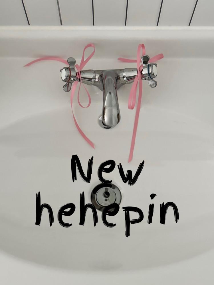 [hehe] 자체제작 인디핑크 롱 리본 헤헤핀 2pcs