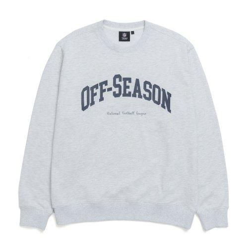 F223USW861 펀트 오프 시즌 크루 LMGREY