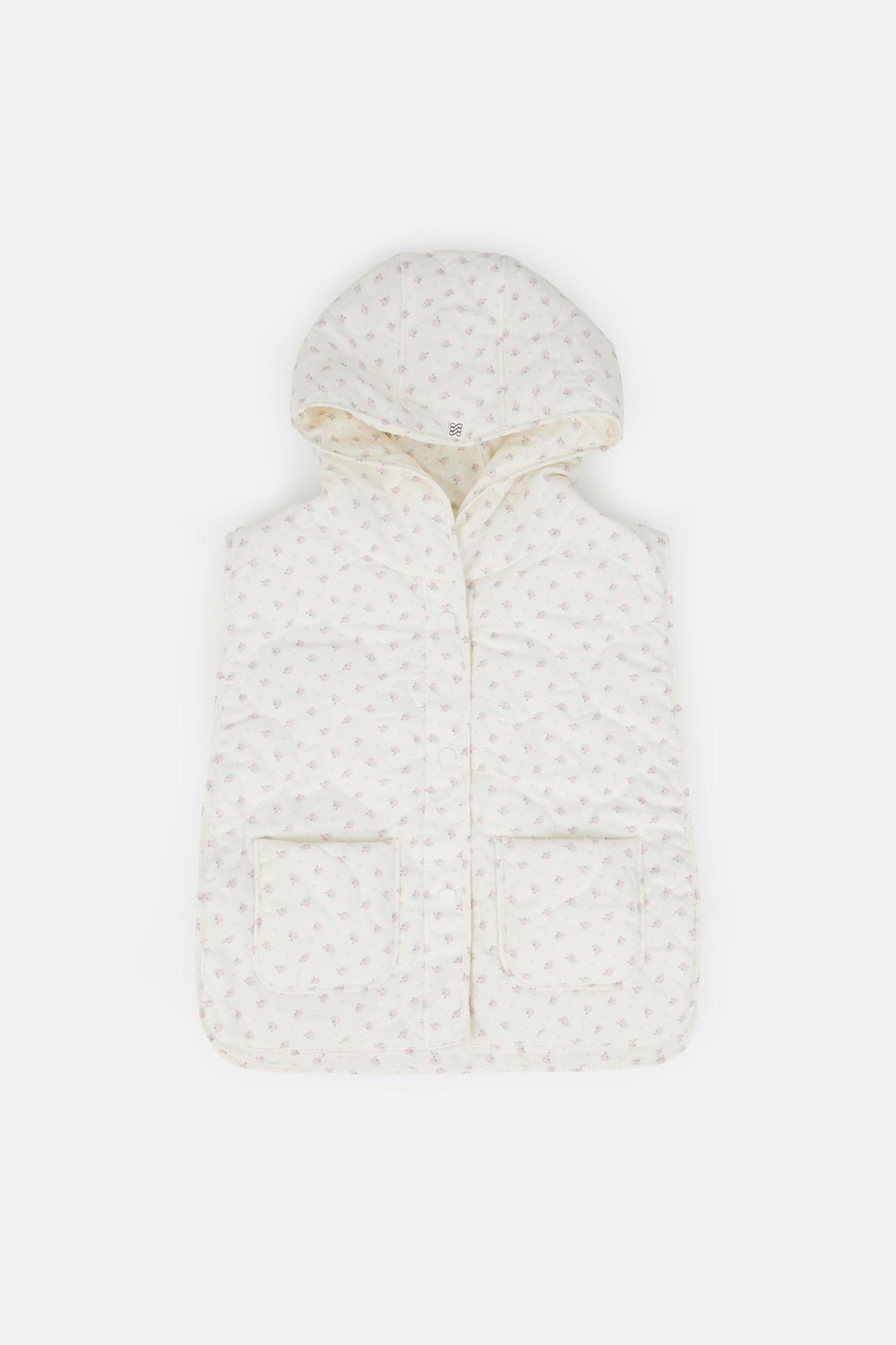 NUBE QUILTING VEST (FLOWER)