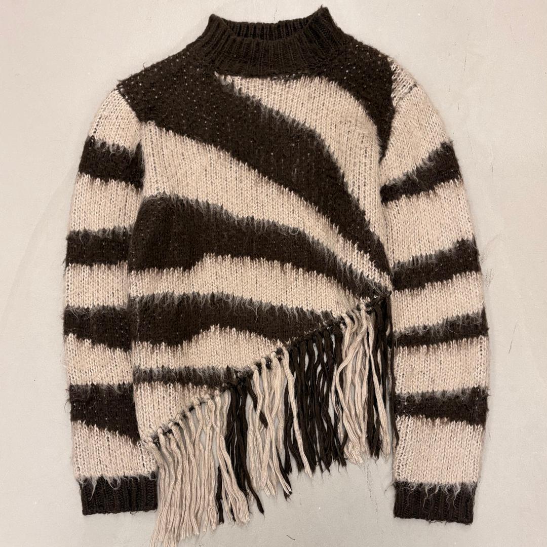 Fringe Pattern Sweater 0441 W