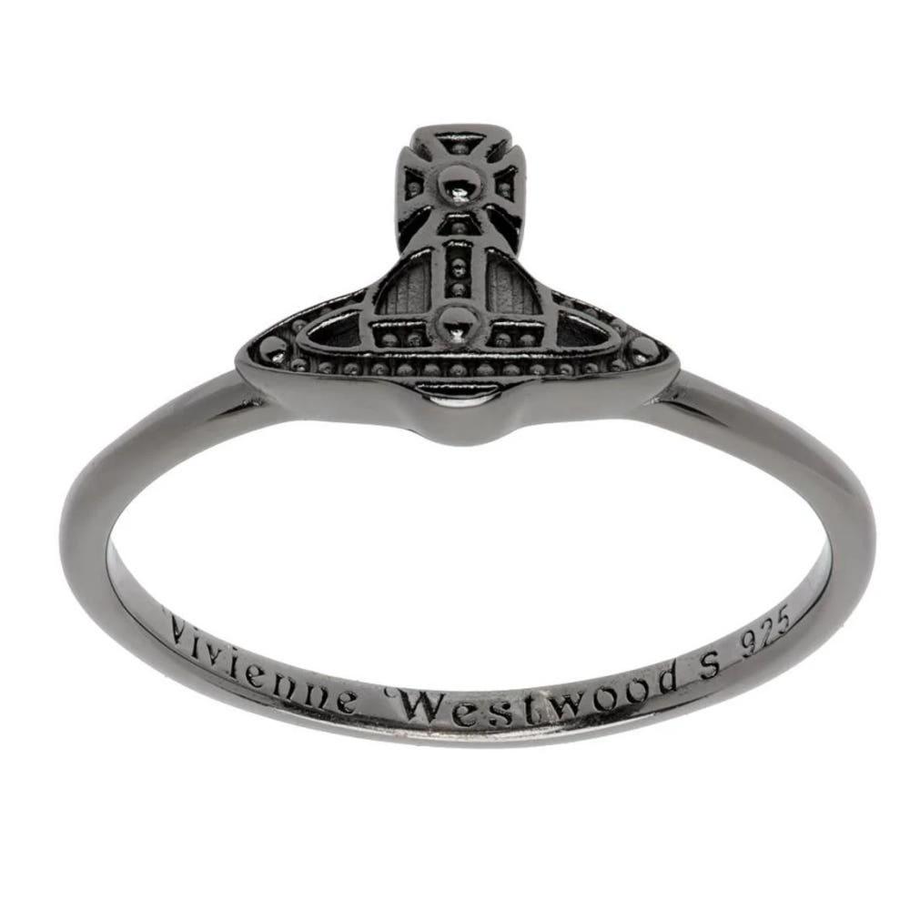 비비안웨스트우드 오슬로 반지 링 건메탈 스털링 실버 925