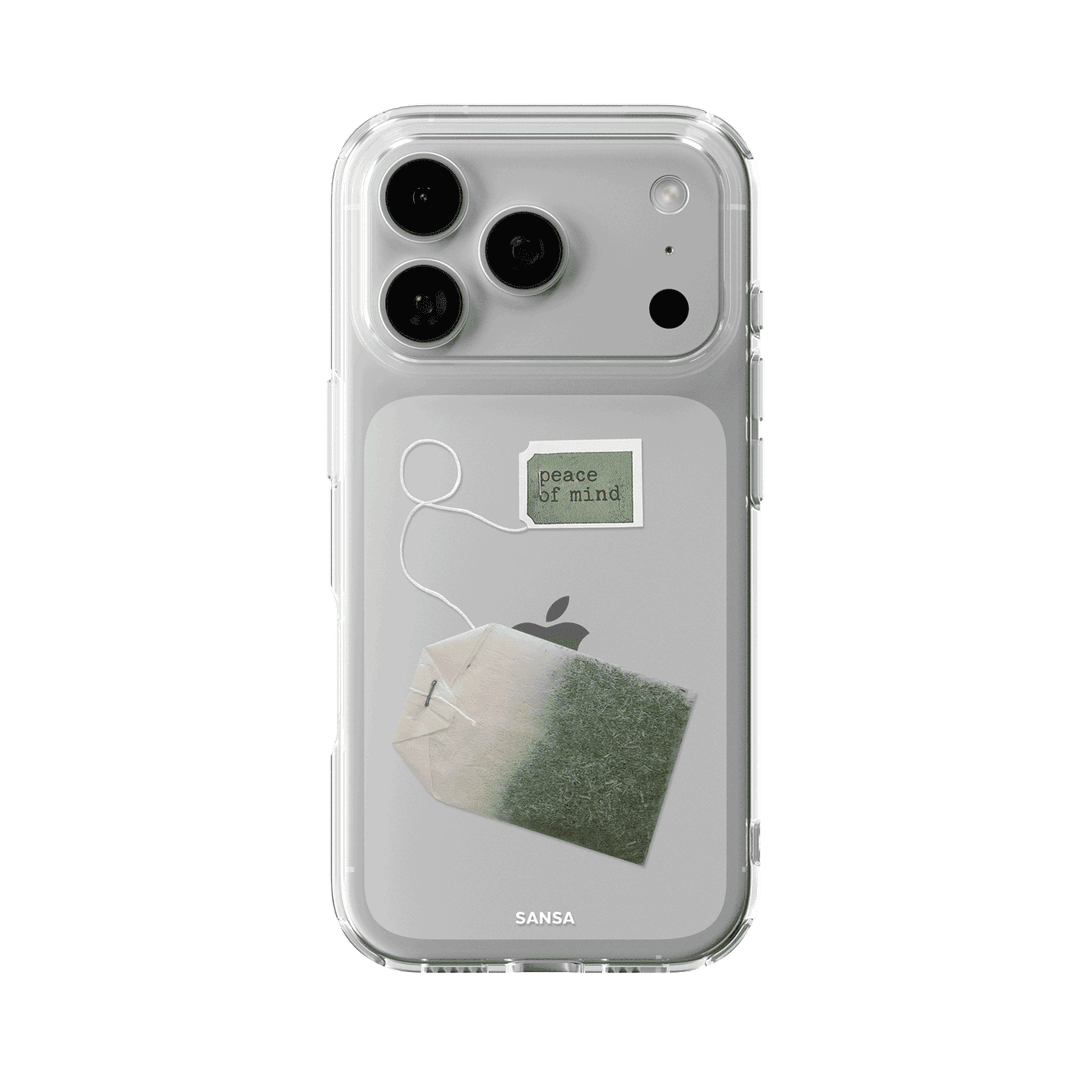 Green Tea Phone Case (Clear)