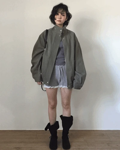 [MD추천]스터드 코튼 필드 자켓 (2color)