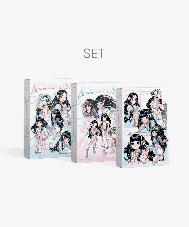 NewJeans 2nd EP 'Get Up' Weverse Albums ver. (Set)