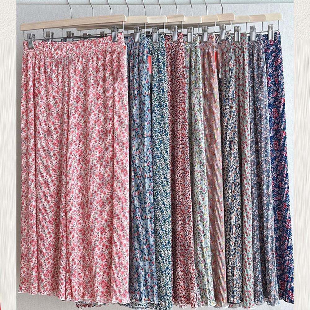 혀니미니 800669 잠옷반바지 여자 8부 주름 쿨 여름 파자마 냉장고 홈웨어