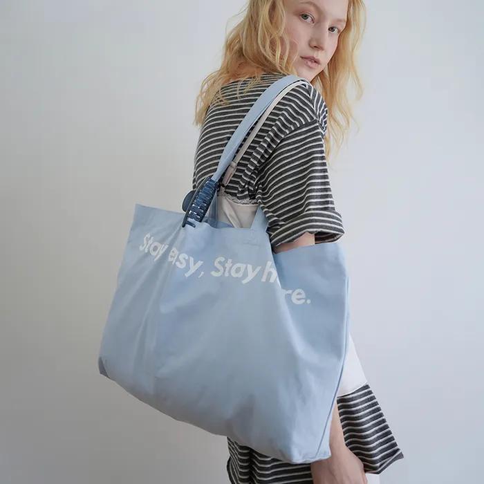 Stay eco bag_skyblue