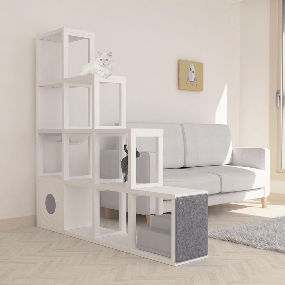 큐빅스 캣타워 멀티4계단