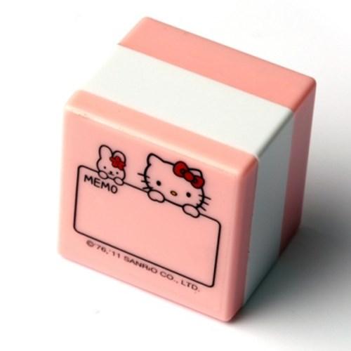 [기성]키티 바로찍는 사각 칭찬스탬프