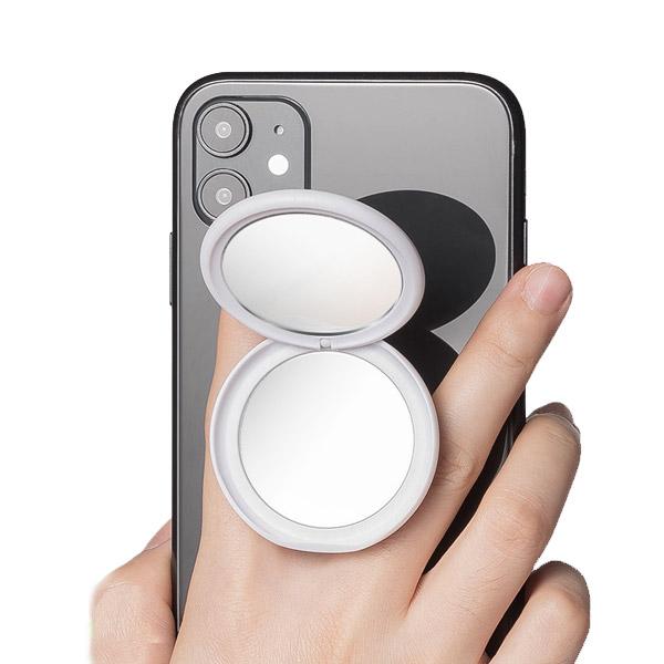 Linkvu 미니 손거울 슬라이드 탈부착식 스마트톡 폰톡 그립톡 핑거톡