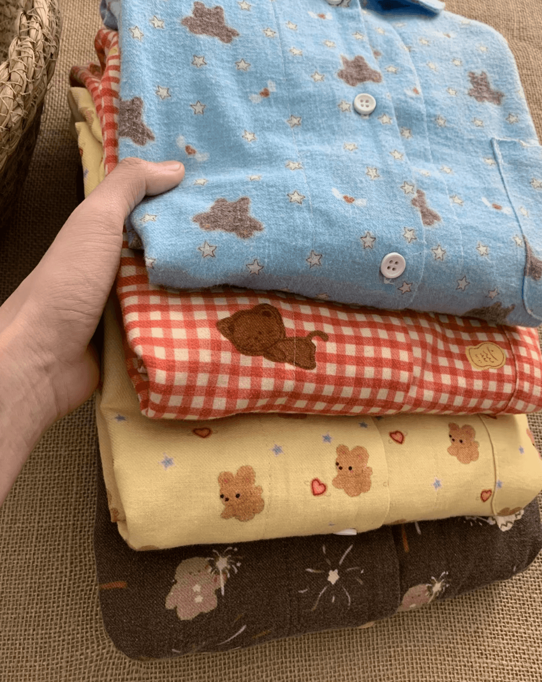 쏠띵즈 21type 몽글 포근 러블리 코튼 잠옷 세트