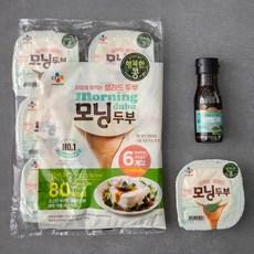 행복한콩 샐러드 두부 모닝두부140g x 6개입 + 오리엔탈 드레싱 105g