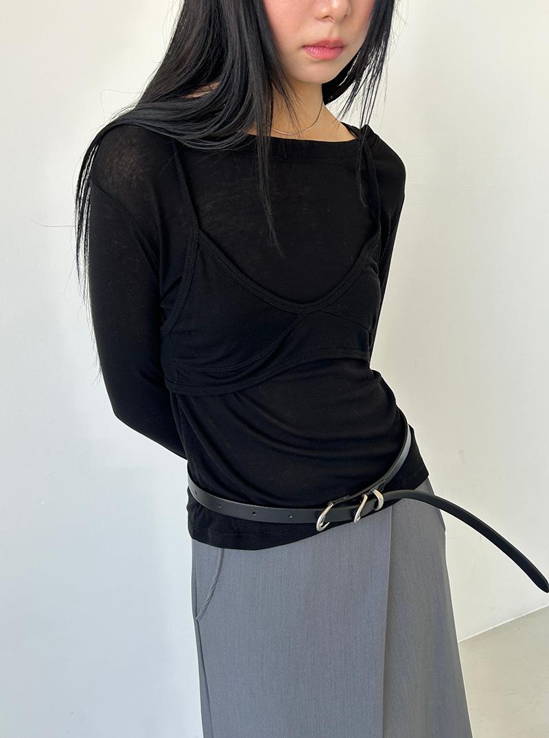 클로스튜디오 [MADE/무료배송] 세인레이어드티셔츠