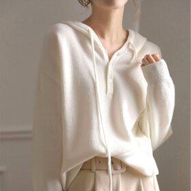 [몽드]여리핏루즈후드니트 mde2301173