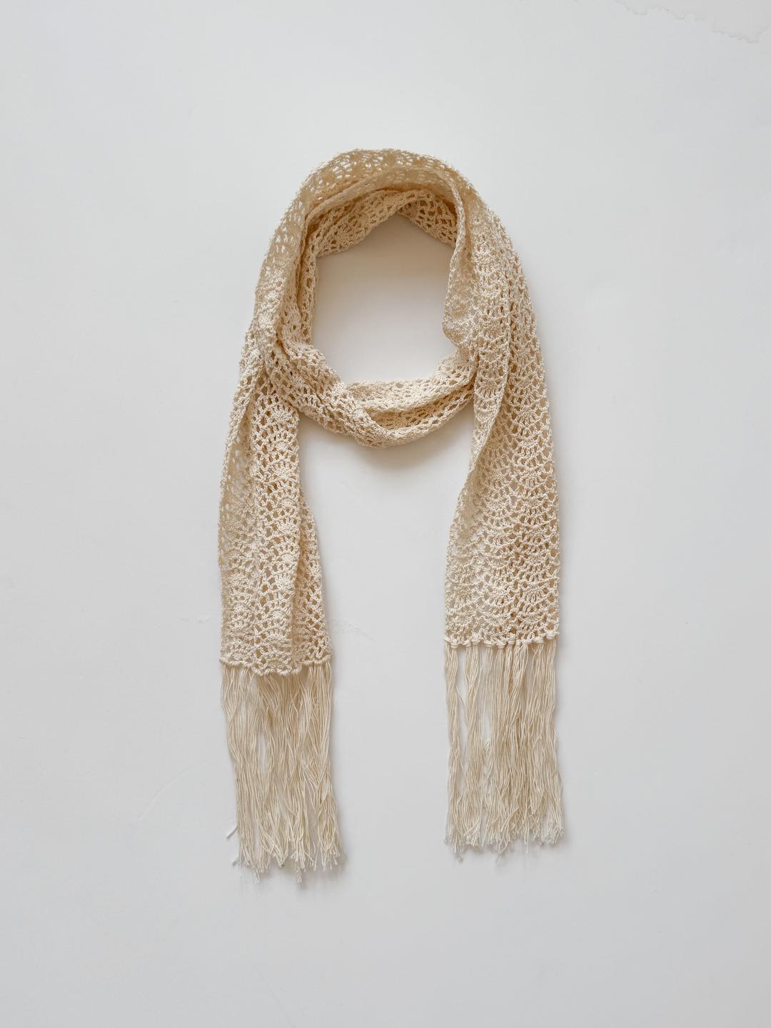 783.  Lace Crochet Scarf
