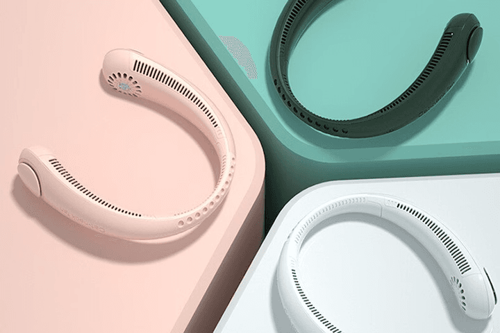 KC전자파인증 핸즈프리 날개없는 넥밴드 선풍기 여름 선물 추천템 목 휴대용 선풍기