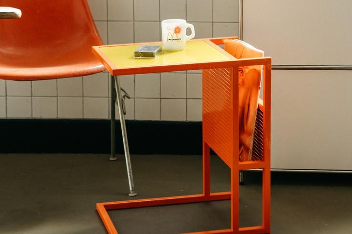 사이드테이블 004 ORANGE 유리 9colors