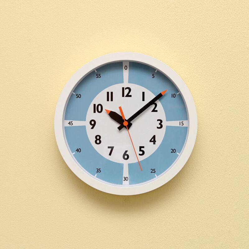 [Lemnos] Fun Pun Clock With Color! Light Blue