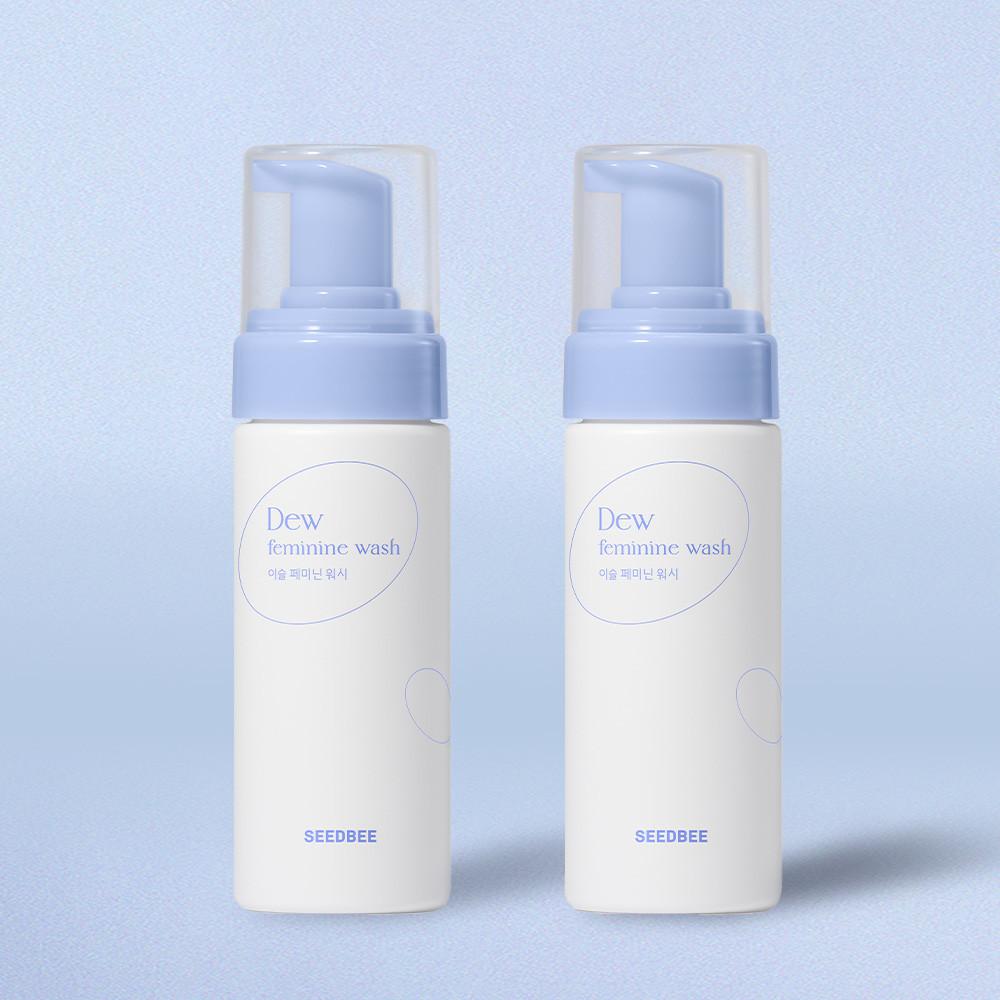 [1+1] 씨드비 이슬 생분해 여성청결제 150mlx2개 (+8종 샘플키트+N페이 2,000원 적립)