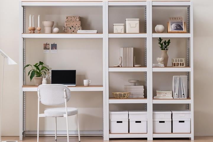 [7%쿠폰] 조립식 팬트리 철제 수납 선반 앵글