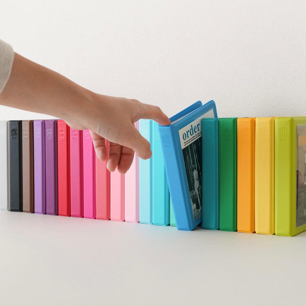 미니멀 사진앨범 4X6 포토인생 네컷앨범 미니 엽서 싱글 포켓 앨범 사진첩