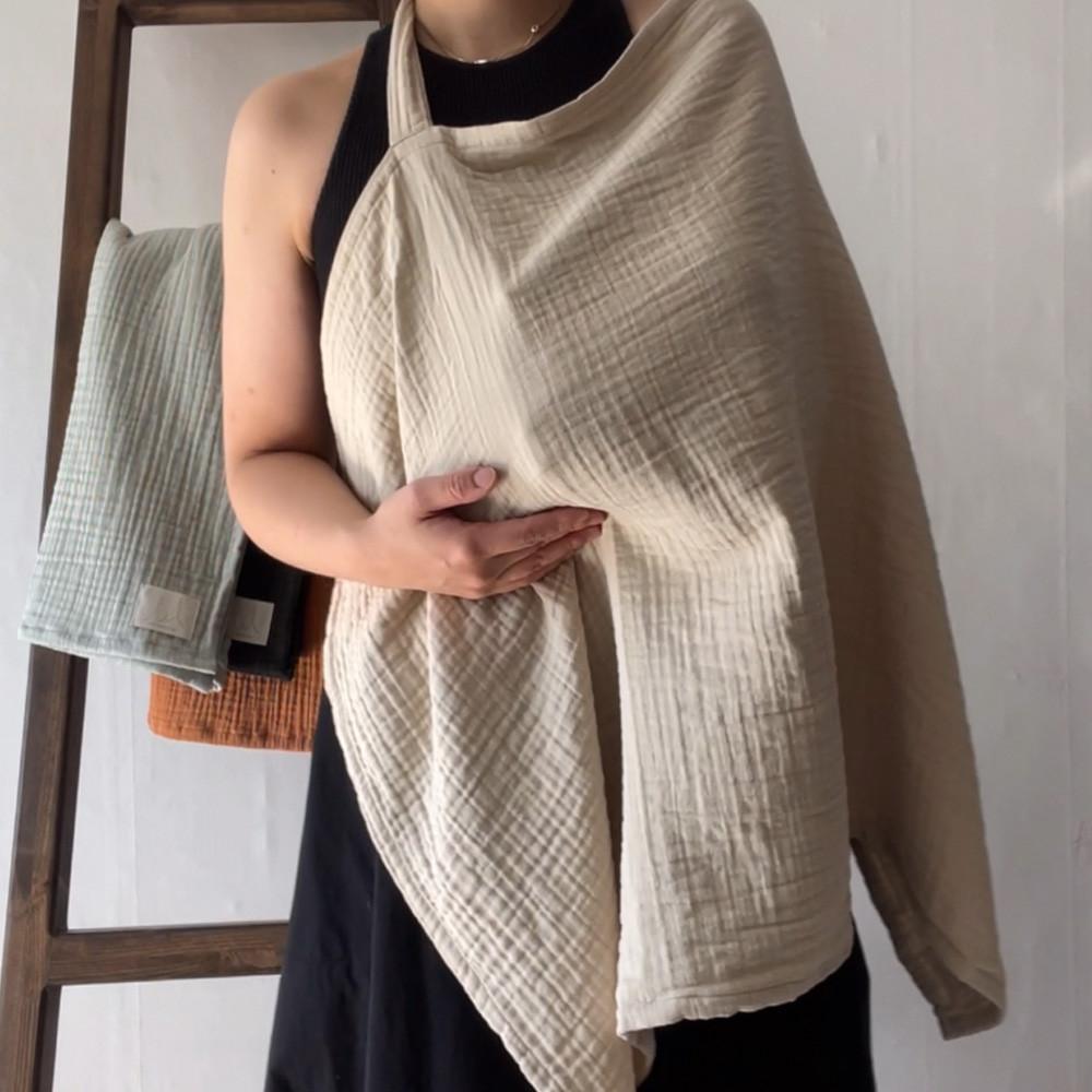 소프트 3중 요루거즈 수유&유모차 끈 블랭킷ㅣ햇빛 가리개 신생아 아기 외출 담요