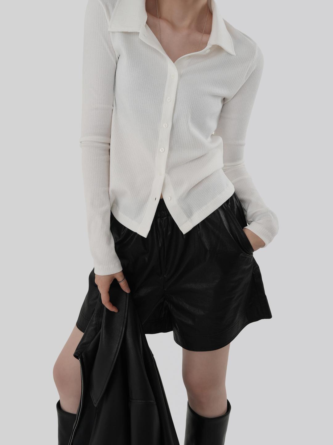 어텀 [made]로우버튼티셔츠