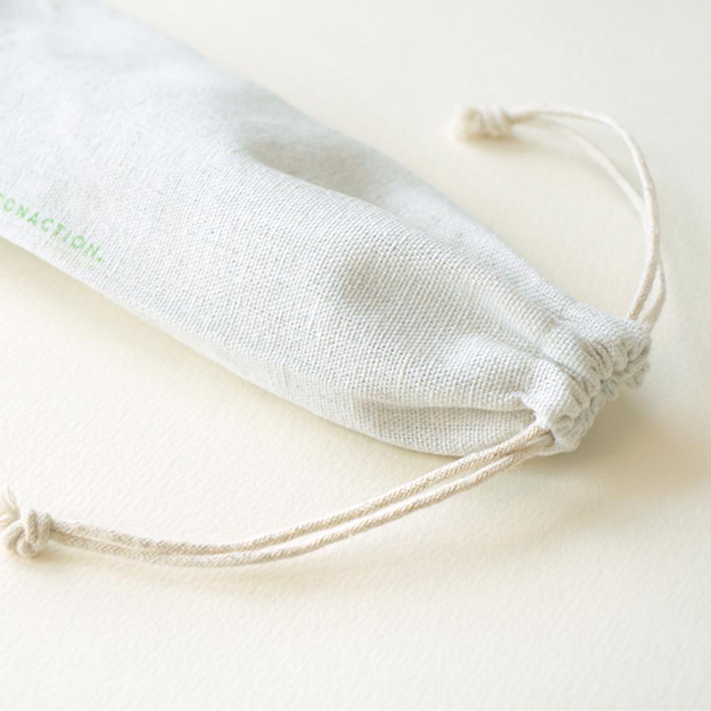 뉴사이클링 리넨 파우치