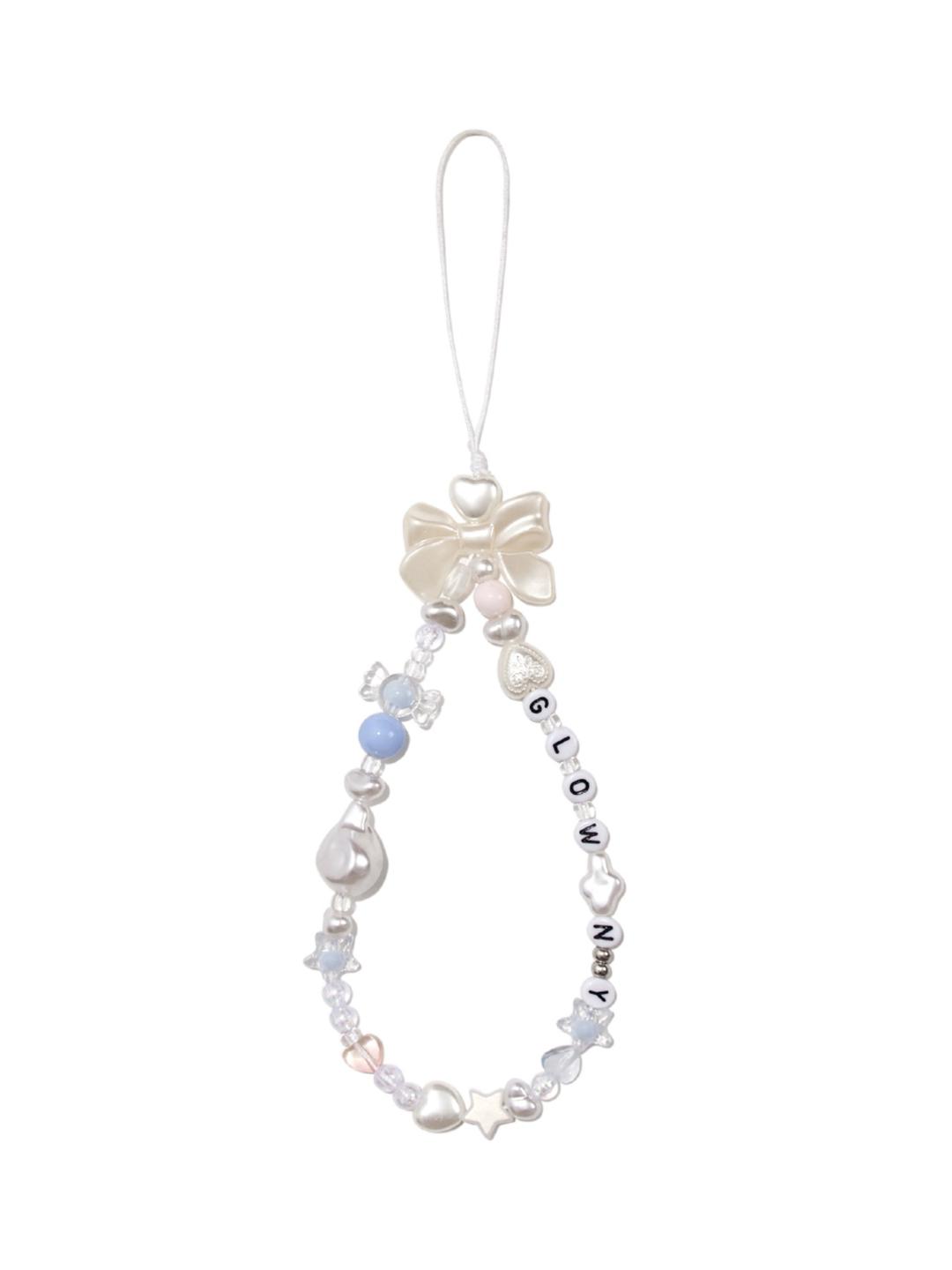 GLOW POP PHONE STRAP (WHITE)