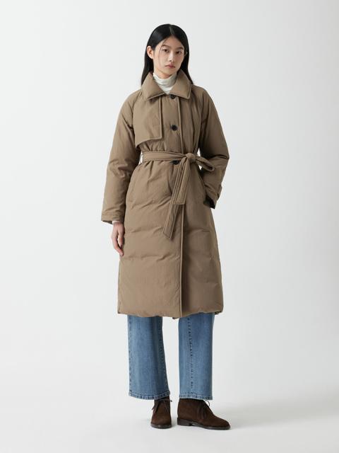 벨티드 트렌치 롱 구스 다운_V254PSG933