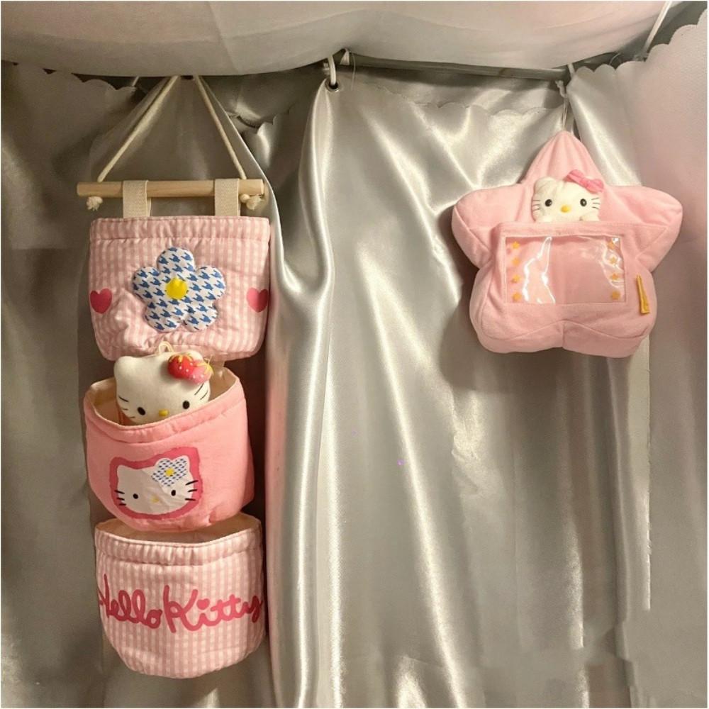 샵베흐 hellokitty 헬로키티 스토리지 가방 패브릭 룸 스토리지 수납함 바구니