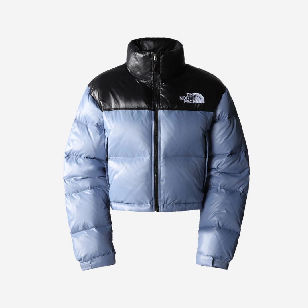 (W) The North Face Nuptse Short Jacket Folk Blue