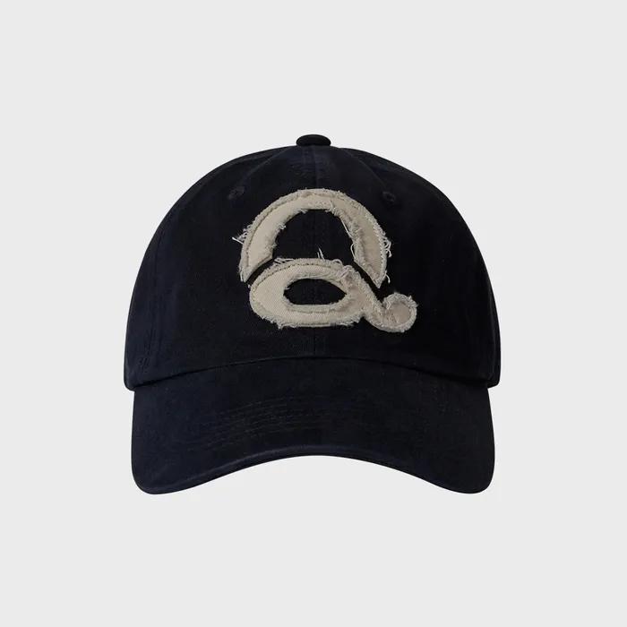 Washed Logo Ball Cap (Navy/White)