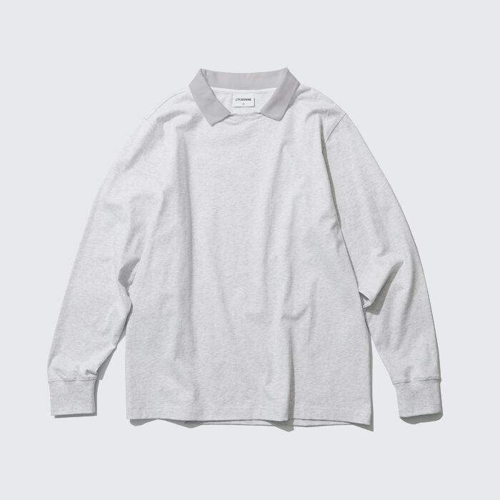 센느 긴팔 카라티 멜란지그레이