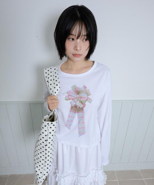 CORSAGE POINT SLIM LONG SLEEVE