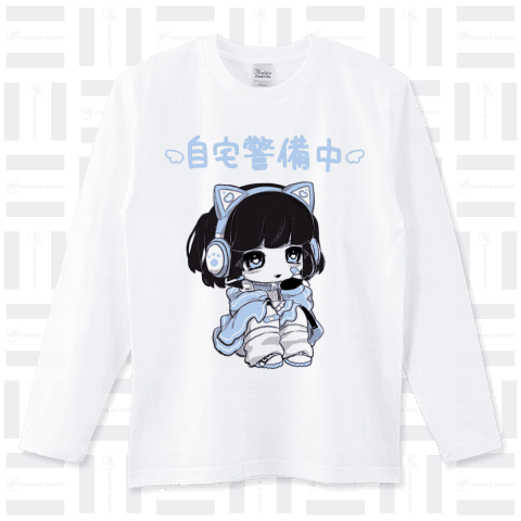간기 마리야씨 자택 경비중! 5.6온스 롱 티셔츠
