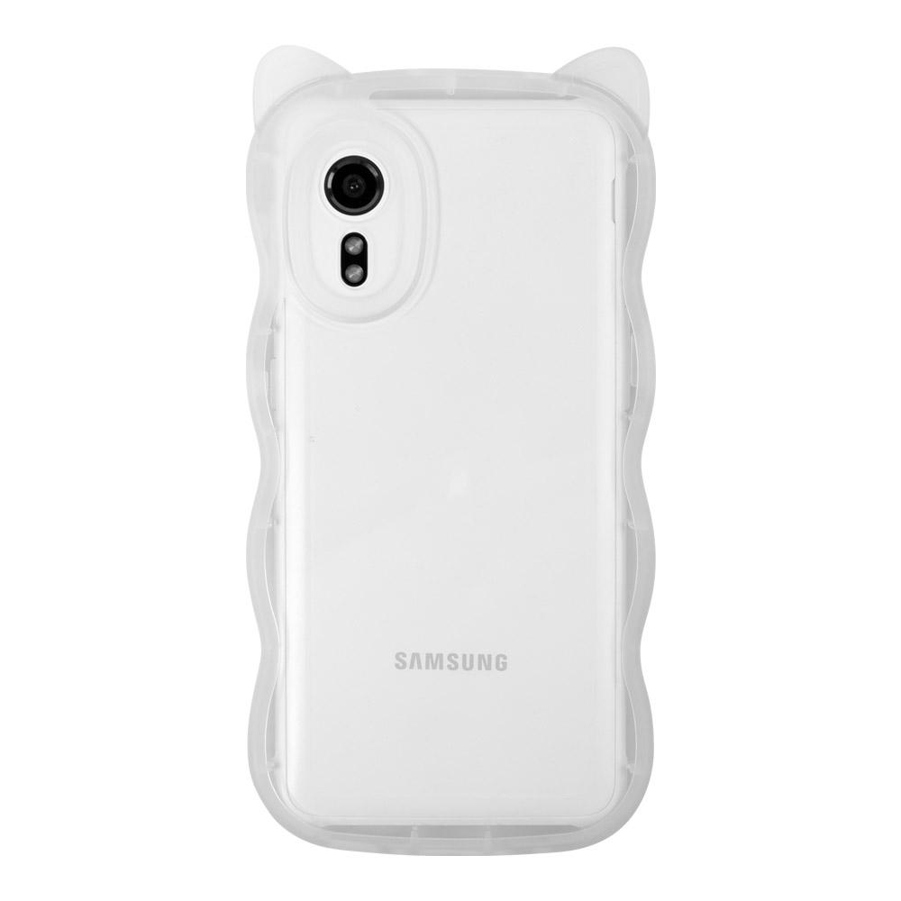 캣 웨이브 고양이귀 투명 핸드폰 케이스, 엑스커버5(G525...