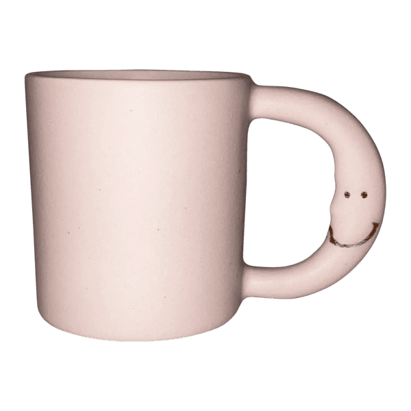 Smile moon cup ( milky pink)
