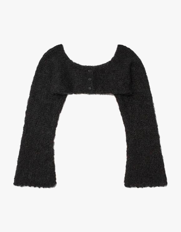 Cropped Bolero Cardigan - Black