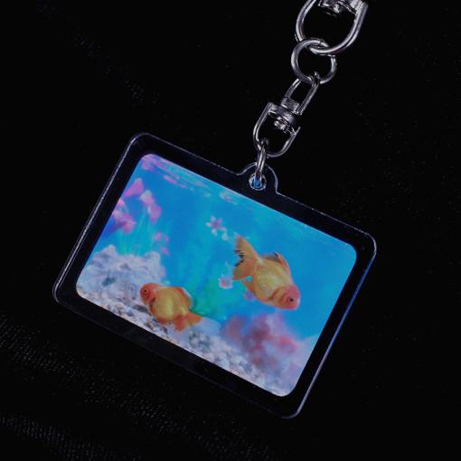 금붕어 어항 ver.2 키링