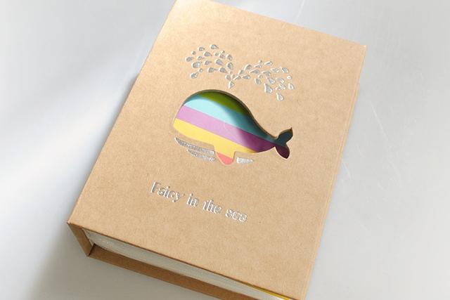 미니 포켓식 사진앨범 포토북_고래