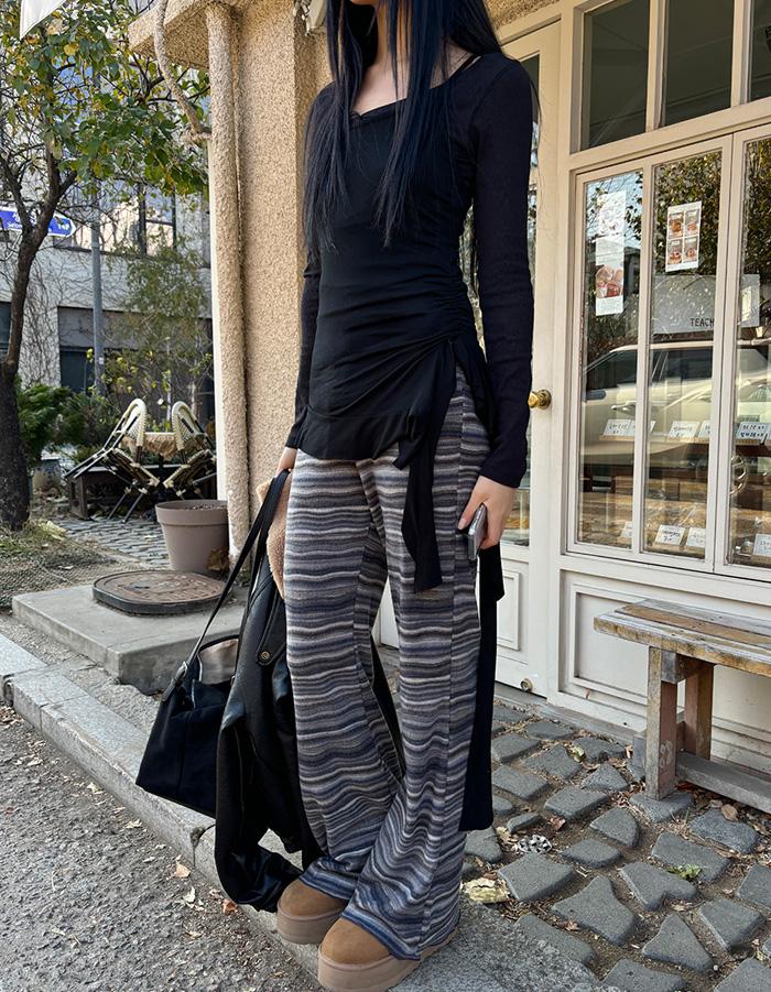 Ruffle shirring top