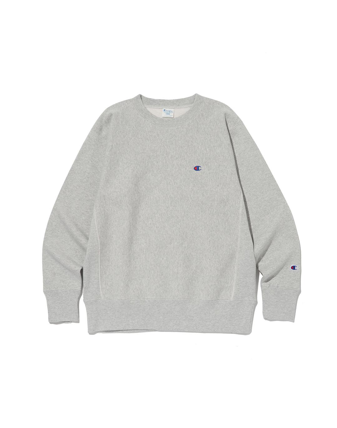 [ASIA] Reverse Weave® 115 (블루택) 릴렉스핏 기모 스웨트셔츠 (NORMAL GREY)