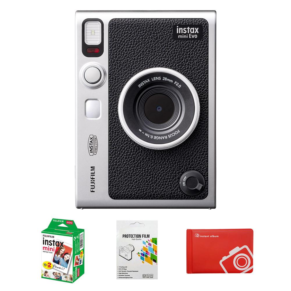 인스탁스 미니 에보 필름 패키지 1개 본품+미니필름2팩(20장)+전용보호필름1개+오리진미니앨범랜덤1개