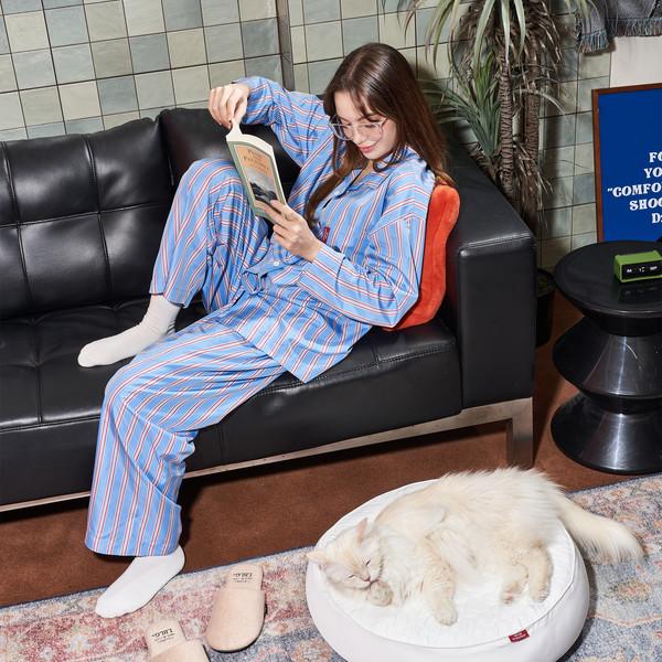 Furless pajamas[Long] - Stripe(9color, 3size)