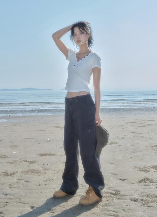 애즈온(ASON)  JED CARGO PANTS / CHARCOAL - 사이즈 & 후기 | 무신사