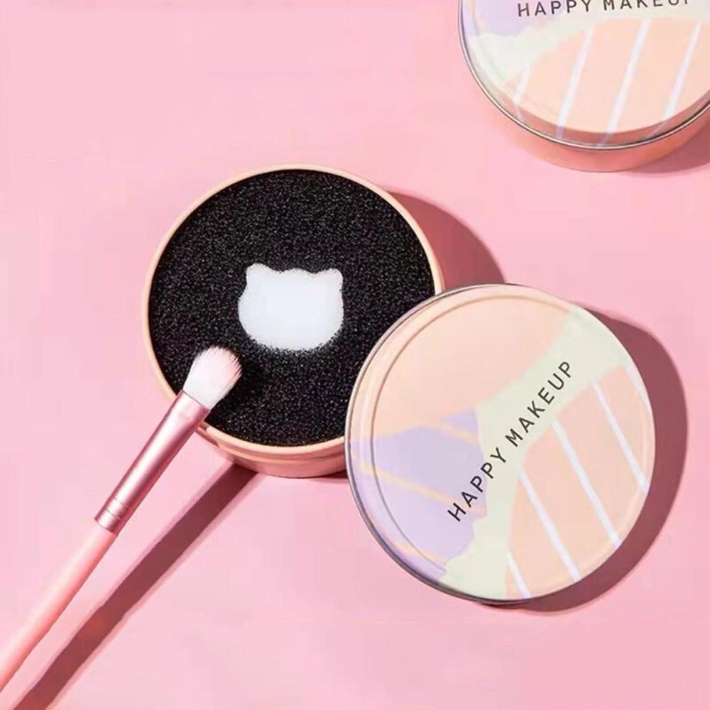 고양이 투톤 캔타입 브러쉬 세척 털이 클리너 브러시세척 클렌져 클렌징