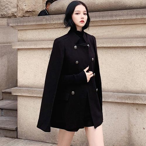 유니크 망토 코트